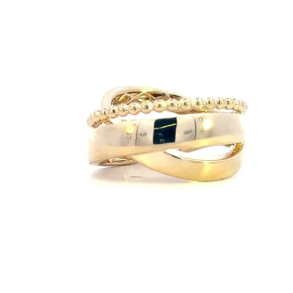 Gabriel Designer Fashion-Criss Cross Ring-14ly Image 3 Bryan Jewelry Prattville, AL