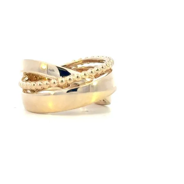 Gabriel Designer Fashion-Criss Cross Ring-14ly Image 4 Bryan Jewelry Prattville, AL