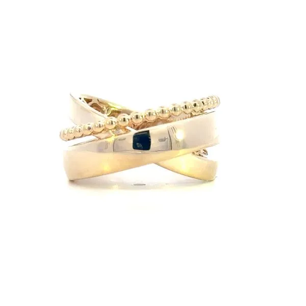 Gabriel Designer Fashion-Criss Cross Ring-14ly Bryan Jewelry Prattville, AL