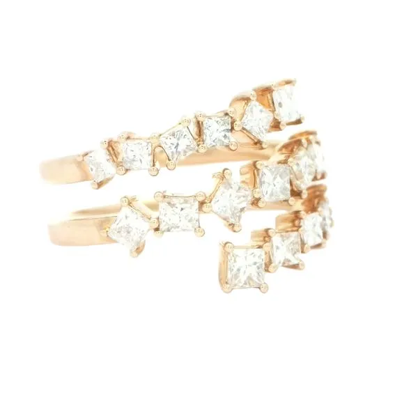 14KY Princess Cut Diamond Fashion Ring Image 4 Bryan Jewelry Prattville, AL