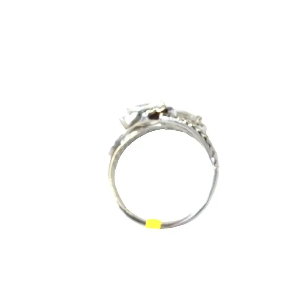 Bypass Halo Marquise Ring in 14kw Image 5 Bryan Jewelry Prattville, AL
