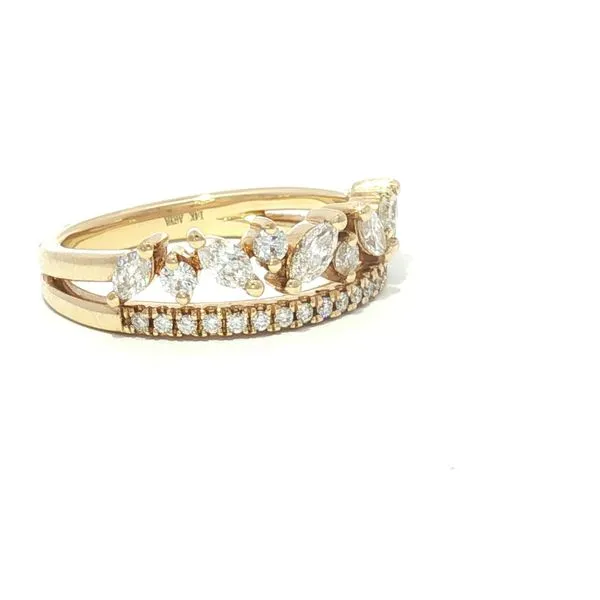 Dancing Marquise Diamond Ring<br>-Diamond Fashion Ring in 14ky Image 3 Bryan Jewelry Prattville, AL