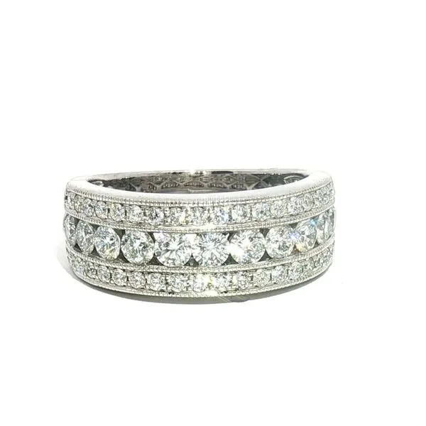 14kw Triple Row Diamond Band Bryan Jewelry Prattville, AL