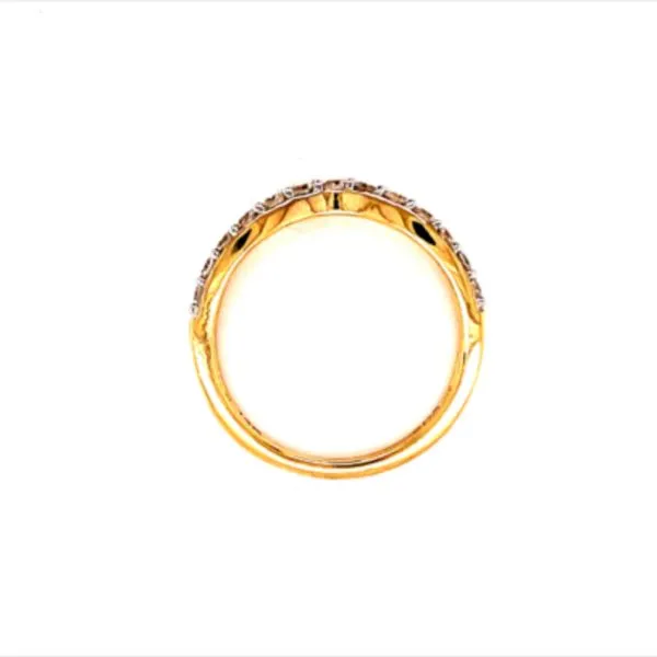 Stackable Look Contoured Diamond Band-14ky Image 4 Bryan Jewelry Prattville, AL