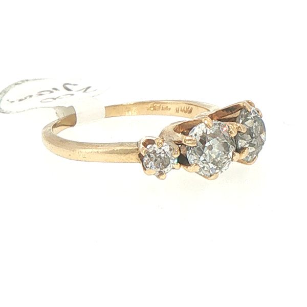 Victorian Four Diamond Estate Ring Image 2 Bryan Jewelry Prattville, AL