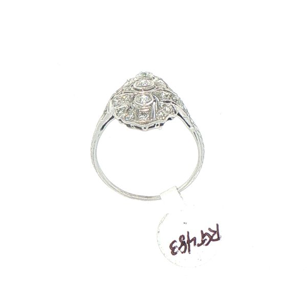 Art Deco Diamond Filigree Dinner Ring Image 5 Bryan Jewelry Prattville, AL