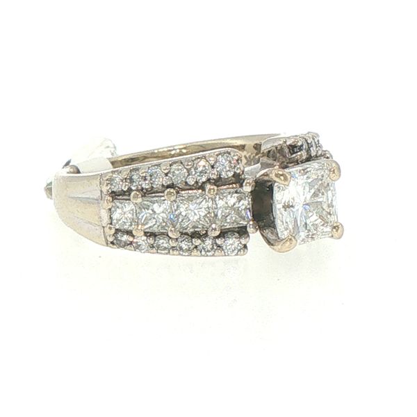 Estate Princess Cut Diamond Ring Image 2 Bryan Jewelry Prattville, AL