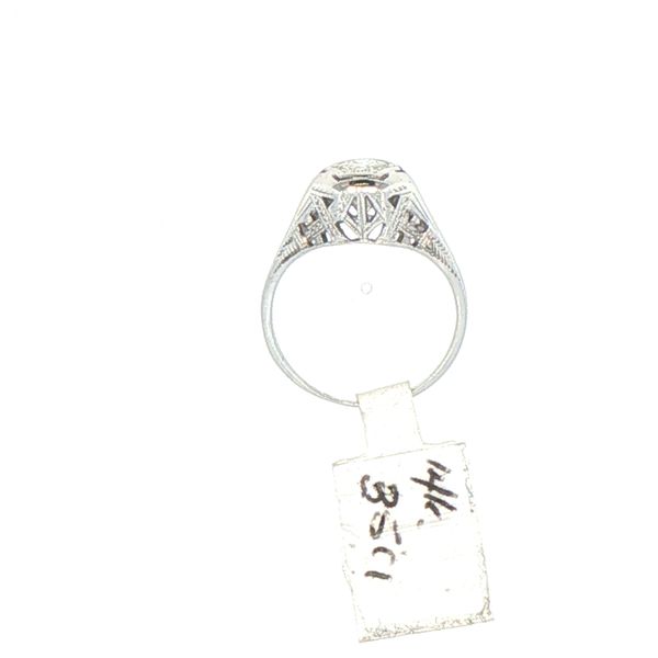 Estate Art Deco Diamond Solitaire Ring Image 5 Bryan Jewelry Prattville, AL