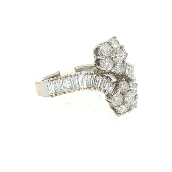 Diamond Bypass Estate Ring Image 2 Bryan Jewelry Prattville, AL