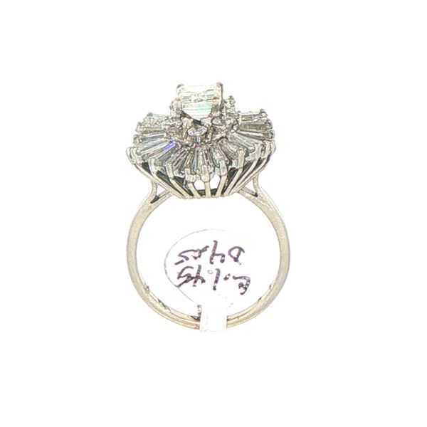 Diamond Ballerina Estate Ring Image 5 Bryan Jewelry Prattville, AL