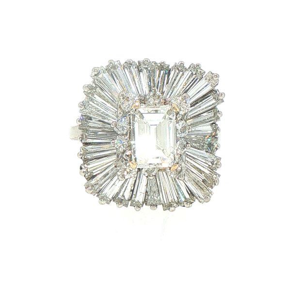 Diamond Ballerina Estate Ring Bryan Jewelry Prattville, AL