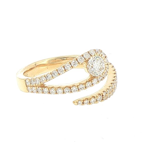 Modern Diamond Bypass Image 2 Bryan Jewelry Prattville, AL