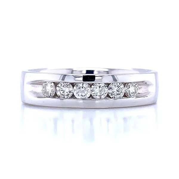 Gents .5000 Ctw Diamond Ring / 14 Kt W Image 2 Bryan Jewelry Prattville, AL