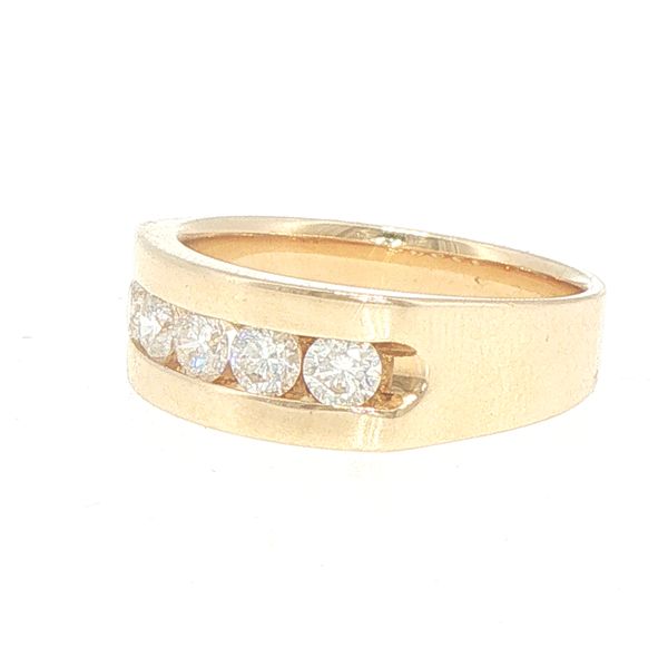 Men's 5 Stone Diamond Band Image 3 Bryan Jewelry Prattville, AL