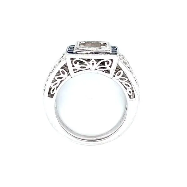 Semi-mount with Sapphire Halo Image 4 Bryan Jewelry Prattville, AL