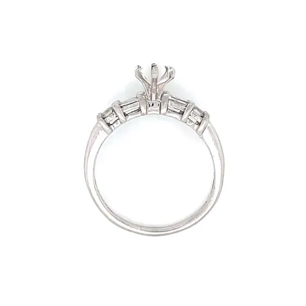 Platinum Semi-mount Bridal Set Image 5 Bryan Jewelry Prattville, AL