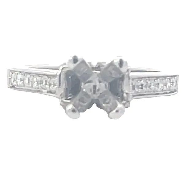 It is Alll in the Profile-Butterflies are Free to Fly Diamond Semi-mount in 18kw Bryan Jewelry Prattville, AL