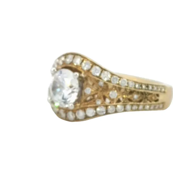 A Diadori semi-mount with CZ center Image 2 Bryan Jewelry Prattville, AL