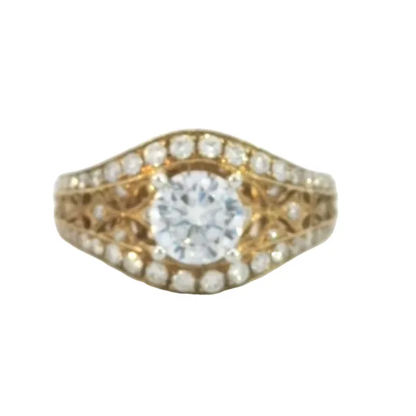A Diadori semi-mount with CZ center Bryan Jewelry Prattville, AL