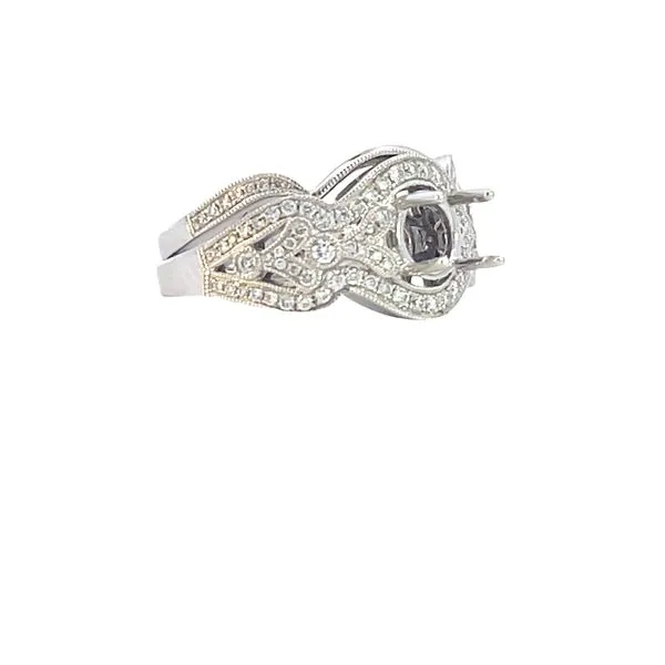 Semi-mount wedding set Image 2 Bryan Jewelry Prattville, AL