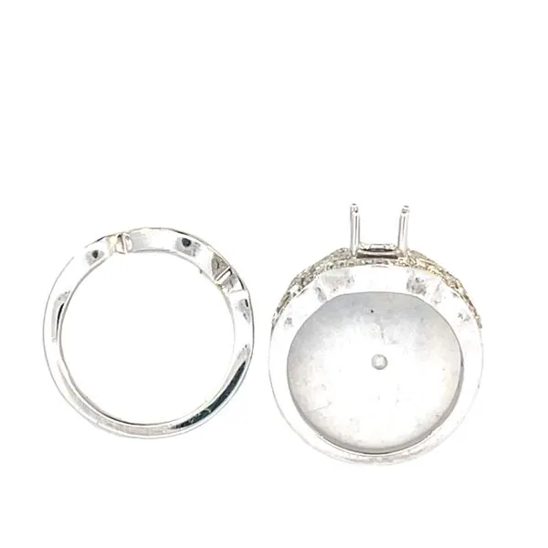 Semi-mount wedding set Image 4 Bryan Jewelry Prattville, AL