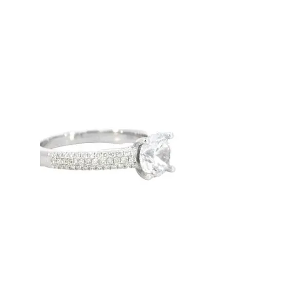 Ladies .2800 Ctw Diamond Semi-mount / 18 Kt W Image 2 Bryan Jewelry Prattville, AL