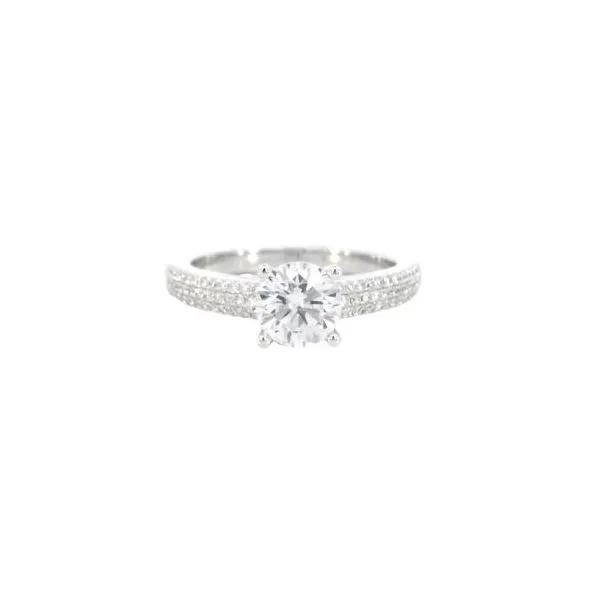Ladies .2800 Ctw Diamond Semi-mount / 18 Kt W Bryan Jewelry Prattville, AL