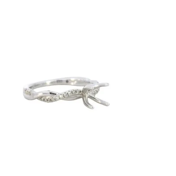 Twist Sahnk Diamond Semi-mount Image 2 Bryan Jewelry Prattville, AL