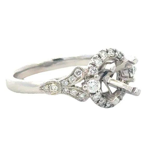Vintage Style Semi-mount-14kw Image 2 Bryan Jewelry Prattville, AL