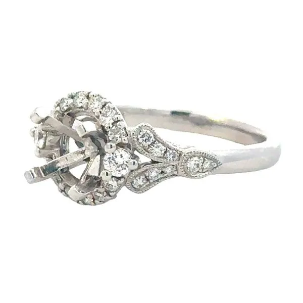 Vintage Style Semi-mount-14kw Image 3 Bryan Jewelry Prattville, AL