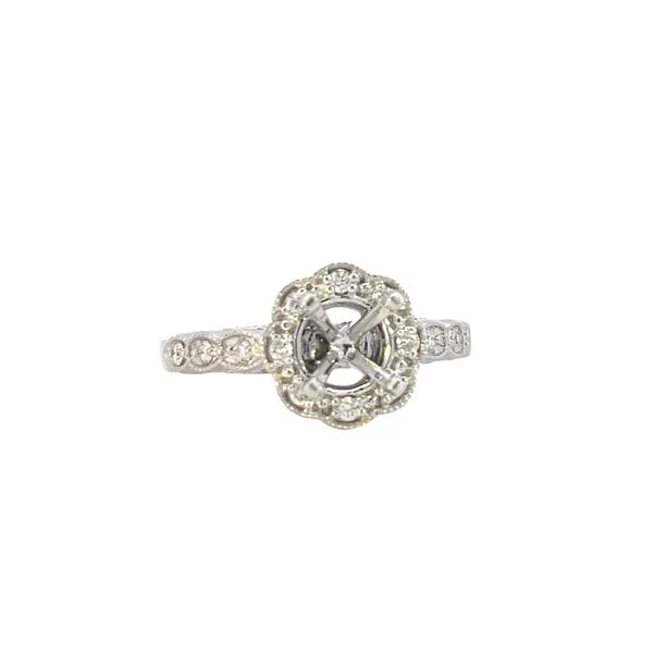 Vintage Halo semi-mount Bryan Jewelry Prattville, AL
