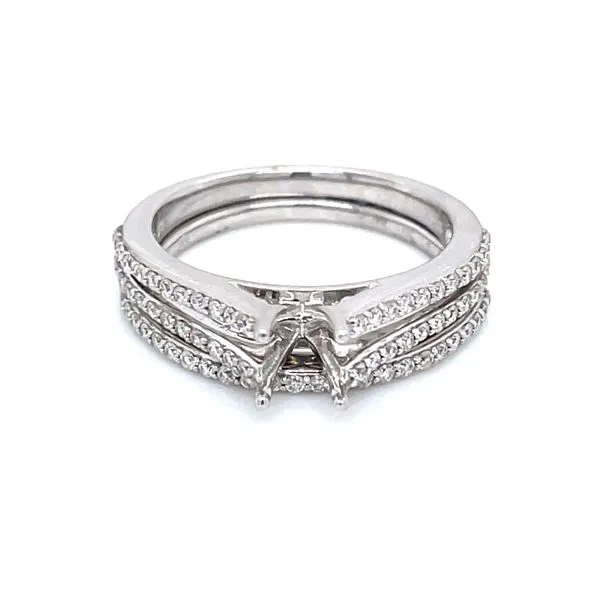 Ready to Set-Split Shank Semi-mount Bridal Set Image 2 Bryan Jewelry Prattville, AL