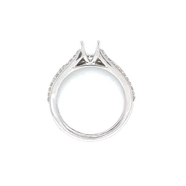 Ready to Set-Split Shank Semi-mount Bridal Set Image 4 Bryan Jewelry Prattville, AL