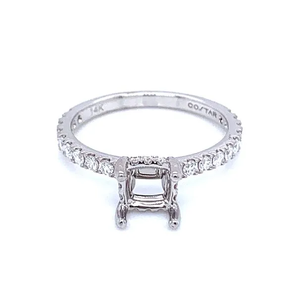 Hidden Halo Semi-mount Image 4 Bryan Jewelry Prattville, AL