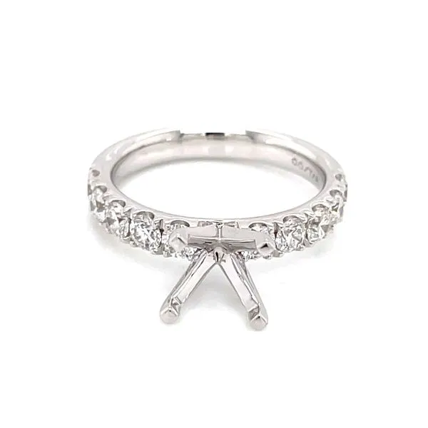 Prestigious Diamond Semi-mount to match 1ctw Band-14kw Image 2 Bryan Jewelry Prattville, AL