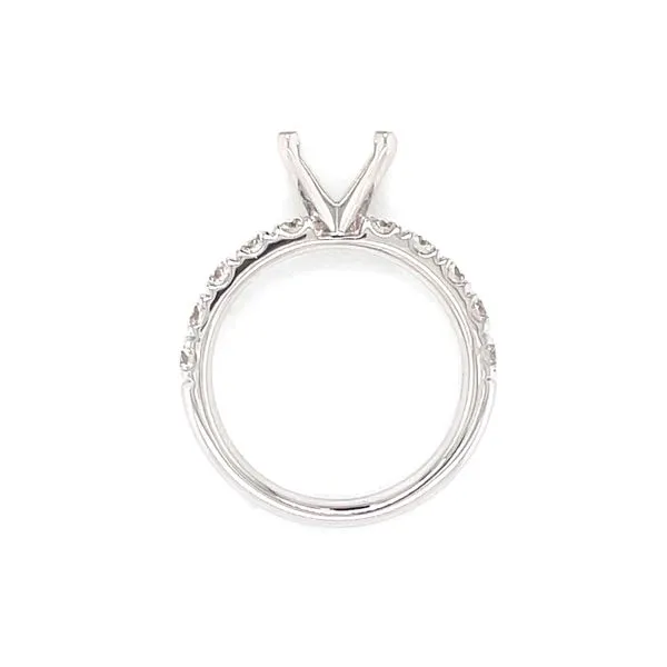 Prestigious Diamond Semi-mount to match 1ctw Band-14kw Image 3 Bryan Jewelry Prattville, AL