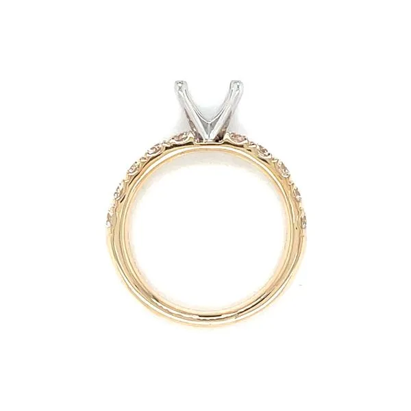Prestigious Diamond Semi-mount to match 1ctw Band-14ky Image 3 Bryan Jewelry Prattville, AL