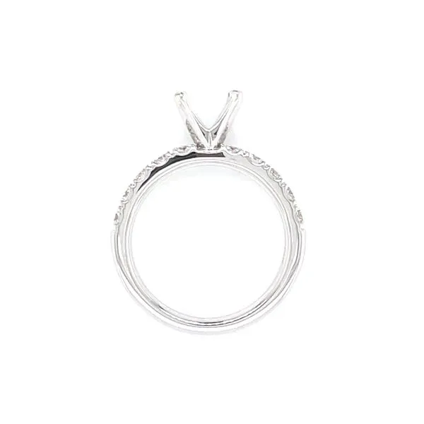 Prestigious Diamond Semi-mount to match 3/4ctw Band-14kw Image 2 Bryan Jewelry Prattville, AL