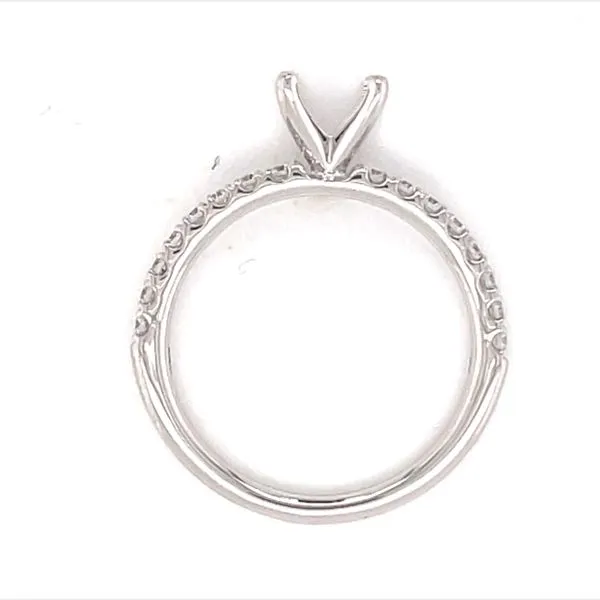 14kw Semi-mount Engaement Ring- 1/3ctw Image 2 Bryan Jewelry Prattville, AL