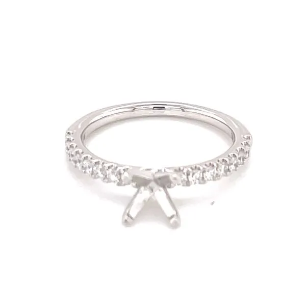 14kw Semi-mount Engaement Ring- 1/3ctw Bryan Jewelry Prattville, AL