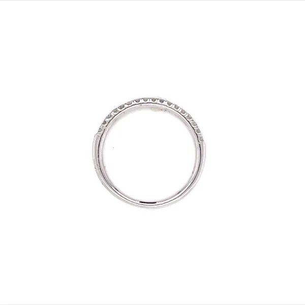 14k White Gold Semi-Mount Wedding Set with Diamond Accents – .37ctw Image 2 Bryan Jewelry Prattville, AL