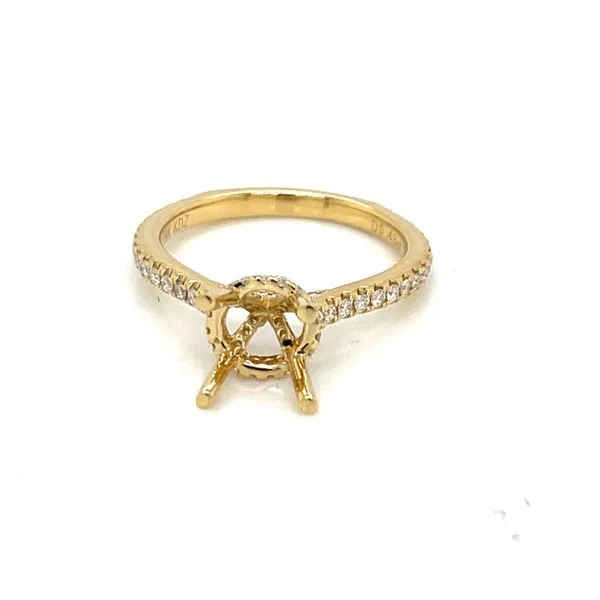 18ky Diamond Semi-mount Image 2 Bryan Jewelry Prattville, AL