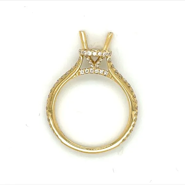 18ky Diamond Semi-mount Image 3 Bryan Jewelry Prattville, AL