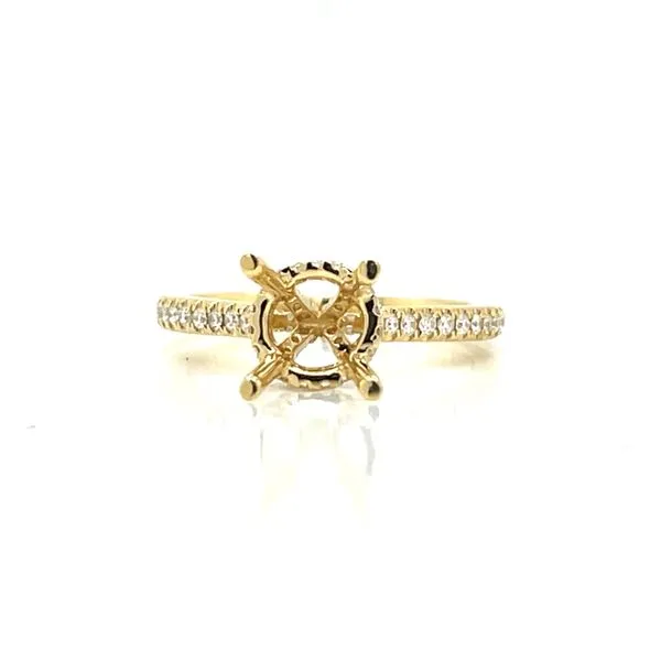 18ky Diamond Semi-mount Image 4 Bryan Jewelry Prattville, AL