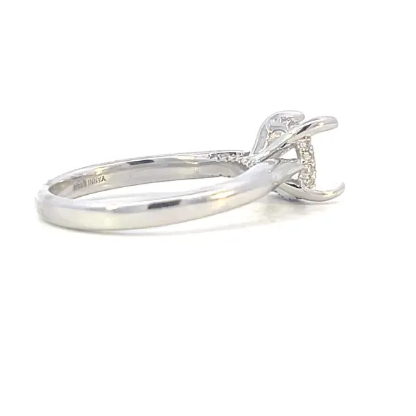 Hidden Halo Semi-mount Ring  for 8.1mm center in 14kw Image 2 Bryan Jewelry Prattville, AL