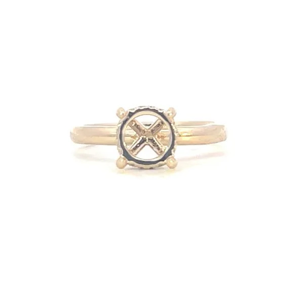 Hidden halo semi-mount for  8.1mm-14ky Image 4 Bryan Jewelry Prattville, AL