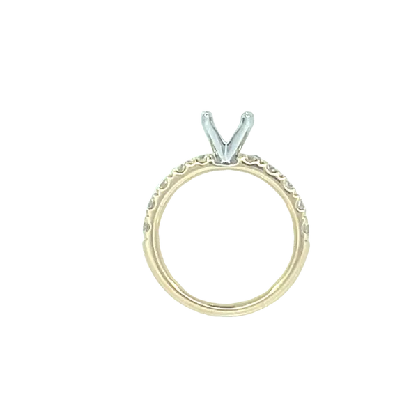 Prestigious Diamond Semi-mount to match 13/4ctw Band-14ky Image 5 Bryan Jewelry Prattville, AL