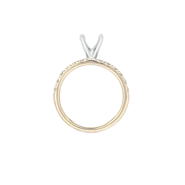 Prestigious Diamond Semi-mount to match 1/2ctw Band-14ky Image 5 Bryan Jewelry Prattville, AL