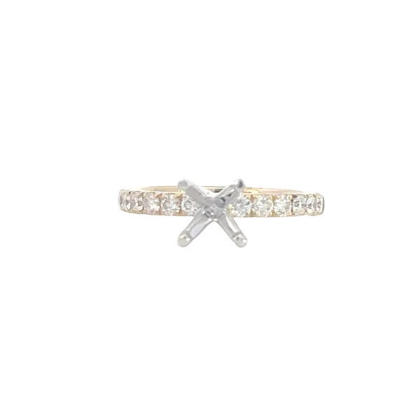 Prestigious Diamond Semi-mount to match 1/2ctw Band-14ky Bryan Jewelry Prattville, AL
