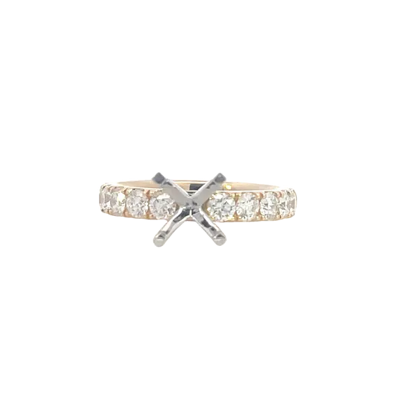 Prestigious Diamond Semi-mount to match 1ctw Band-14ky Bryan Jewelry Prattville, AL